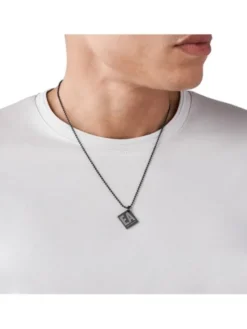 Emporio Armani Naszyjnik EGS2754060 Czarny