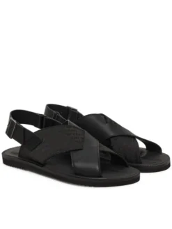 Emporio Armani Sandały EM004323 AF25617 MC012 Czarny