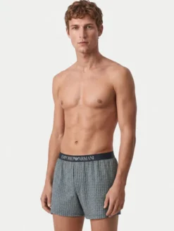 Emporio Armani Underwear Bokserki EM000798 AF25040 FB079 Granatowy