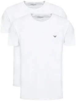 Emporio Armani Underwear Komplet t-shirtów EM000392 AF14132 M0082 Biały Regular Fit
