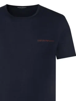Emporio Armani Underwear Komplet t-shirtów EM000391 AF25022 MB143 Granatowy Regular Fit