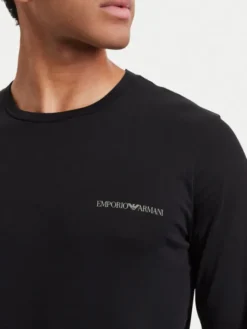 Emporio Armani Underwear Longsleeve EM000382 AF25022 UC001 Czarny Slim Fit