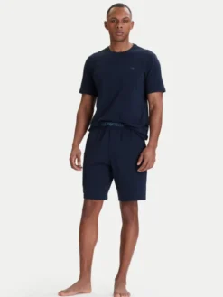 Emporio Armani Underwear Piżama EM000400 AF18881 MB143 Granatowy Regular Fit