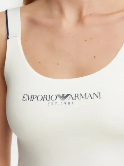 Emporio Armani Underwear Top EW004627 AF27298 U1131 Biały Slim Fit