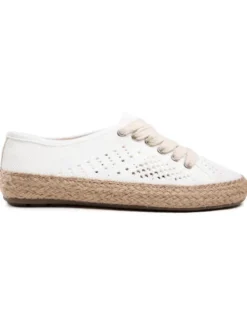EMU Australia Espadryle Agonis Mac W12469 Biały