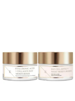 Erthskin London Hyaluronic acid & Collagen Day Cream + EGF Cell Effect Night Moisturiser 50ml Krem na dzień i na noc
