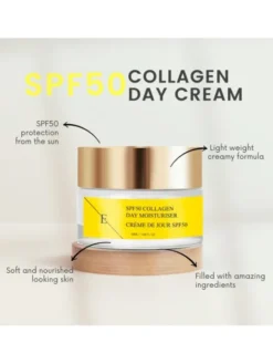 Erthskin London Kolagenowy Krem Dzienny SPF 50 Krem na dzień