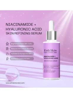 Erthskin London NIACINAMIDE + KWAS HIALURONOWY Serum