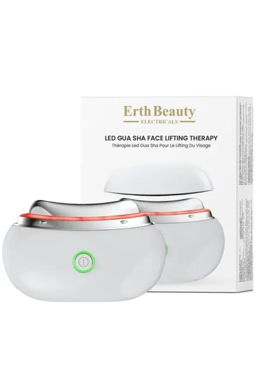 Erthskin London TERAPIA LIFTINGUJĄCA TWARZY LED GUA SHA Kamień Gua Sha