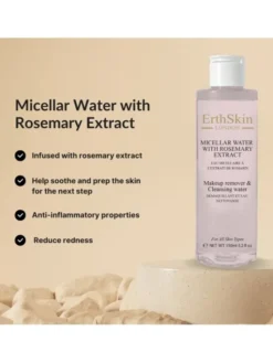 Erthskin London Woda micelarna z ekstraktem z rozmarynu Płyn micelarny