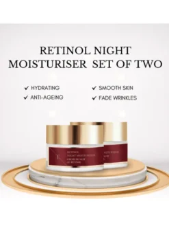 Erthskin London 2x krem ​​nawilżający na noc z retinolem Krem na noc