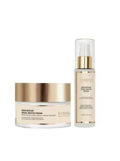Erthskin London Zestaw Snail Repair 50 ml + 60 ml Serum