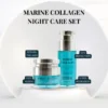 Erthskin London z kolagenem morskim + serum naprawcze z kolagenem morskim Krem na noc