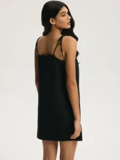 Esotiq Koszula nocna 45222 Czarny Regular Fit