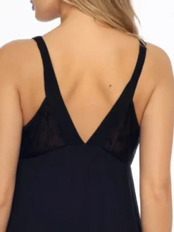 Esotiq Koszula nocna 41260-99X Czarny Regular Fit