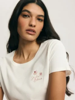 Esotiq Piżama 45217 Biały Regular Fit