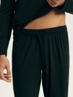 Esotiq Piżama 44400 Czarny Regular Fit
