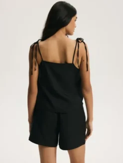 Esotiq Piżama 45221 Czarny Regular Fit