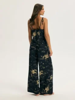 Esotiq Piżama 43925 Granatowy Regular Fit