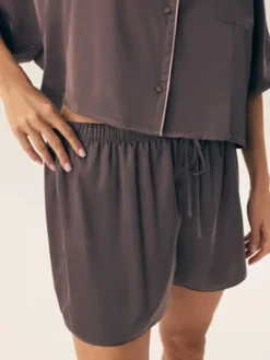 Esotiq Piżama 43346 Szary Regular Fit