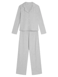 Esotiq Piżama 46006 Szary Regular Fit