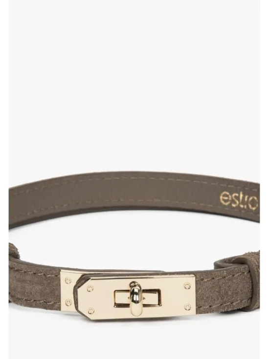 Estro Pasek Damski ER00118657 Szary