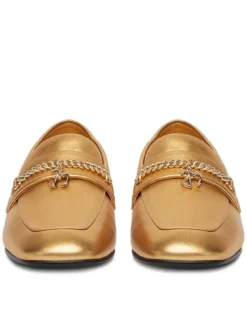 Eva Minge Loafersy CYNIA-LT2513-37 Złoty