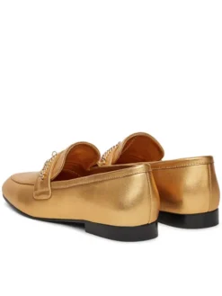 Eva Minge Loafersy CYNIA-LT2513-37 Złoty