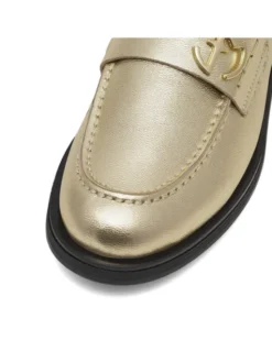 Eva Minge Loafersy MICHELLE-0107 Złoty