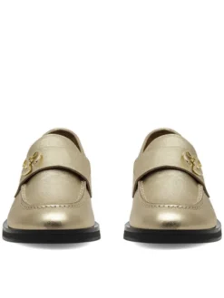 Eva Minge Loafersy MICHELLE-0107 Złoty