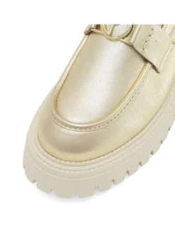 Eva Minge Loafersy SARAH-8049 Złoty