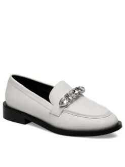 Eva Minge Loafersy WGA3289-1Z Biały