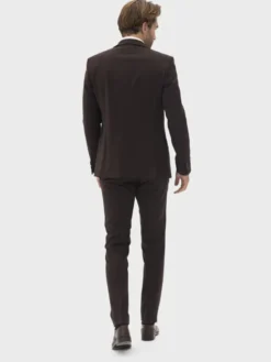 Evenemen Garnitur Kast Brown Brązowy Slim Fit