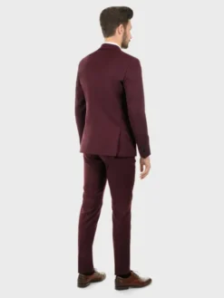 Evenemen Garnitur SLIVEN Bordowy Slim Fit