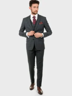 Evenemen Garnitur WILLIAM Zielony Slim Fit