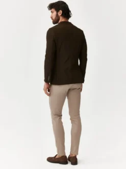 Evenemen Marynarka Alto Brązowy Slim Fit