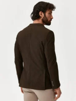 Evenemen Marynarka Alto Brązowy Slim Fit