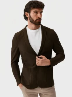 Evenemen Marynarka Alto Brązowy Slim Fit