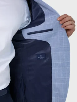 Evenemen Marynarka Harmony 04 Niebieski Slim Fit
