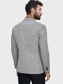 Evenemen Marynarka PALLADINO Szary Slim Fit