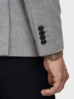 Evenemen Marynarka PALLADINO Szary Slim Fit