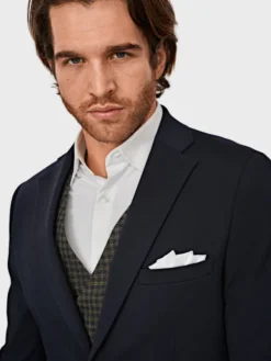 Evenemen Marynarka Paradiso Granatowy Slim Fit