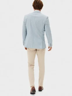 Evenemen Marynarka Passa Niebieski Slim Fit