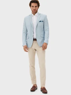 Evenemen Marynarka Passa Niebieski Slim Fit