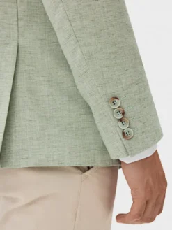 Evenemen Marynarka Passa Zielony Slim Fit