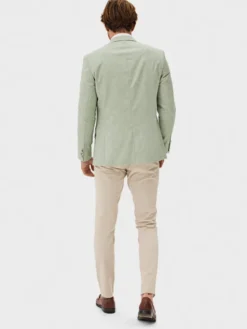 Evenemen Marynarka Passa Zielony Slim Fit