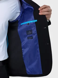 Evenemen Marynarka Tuscan Czarny Slim Fit