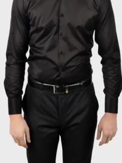 Evenemen Spodnie garniturowe KAST Czarny Slim Fit
