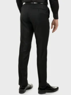 Evenemen Spodnie garniturowe KAST Czarny Slim Fit