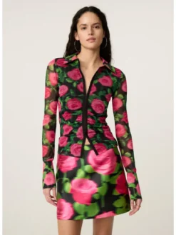 Fabienne Chapot Bluzka 6970-1884-178 Czerwony Regular Fit